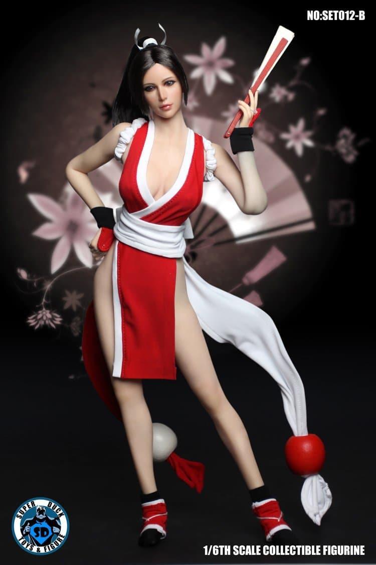 Superduck - 1:6 Mai Shiranui Red Seamless Figure