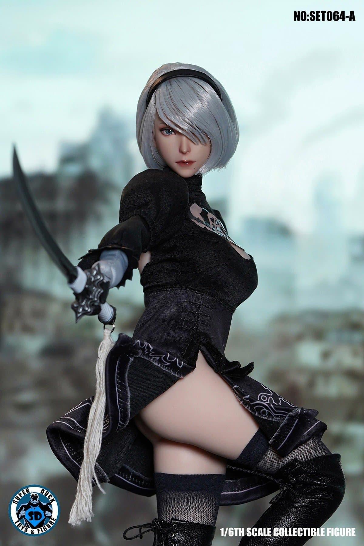 Superduck - 1:6 YoRHa No.2 Type B 2B (Set A) Seamless Figure