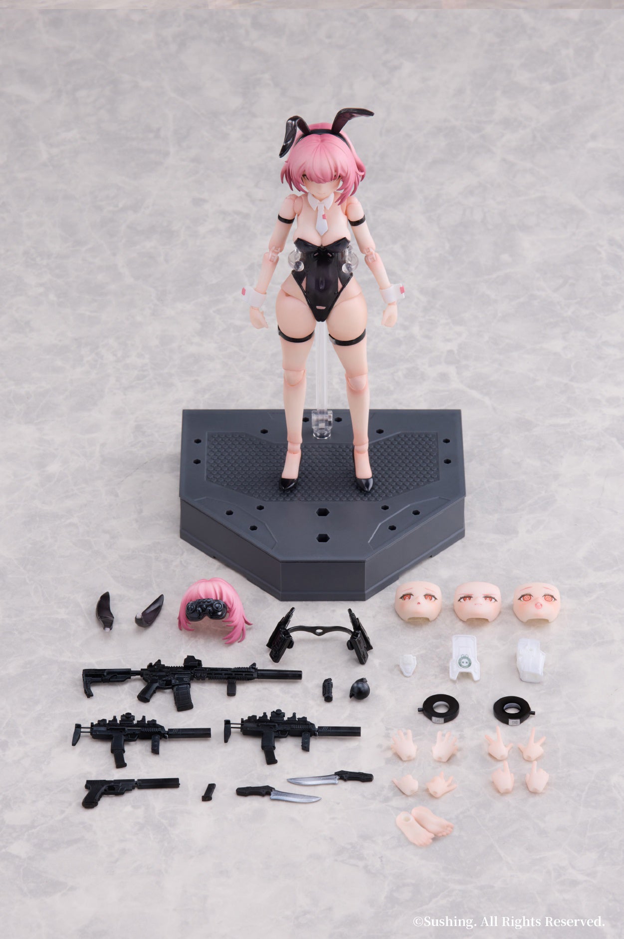 BUNNY RAPID ACTION SQUAD ベルカ 1:12 Bunny Rapid Action Squad Commando Belka Action Figure