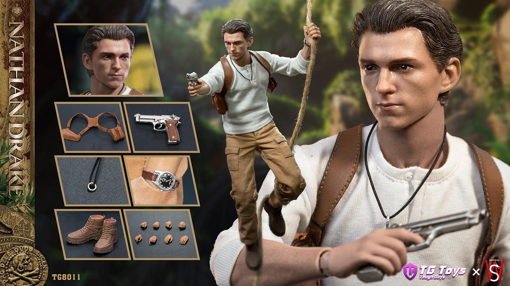 Mô Hình Action Figure 1/6 LIMTOYS LIM012 Nathan Drake / Uncharted 4 A Thiefs End Nathan Drake Action Figure 2 Mô Hình Action Figure 1/6 LIMTOYS LIM012 Nathan Drake / Uncharted 4 A Thiefs End Nathan Drake Action Figure 2