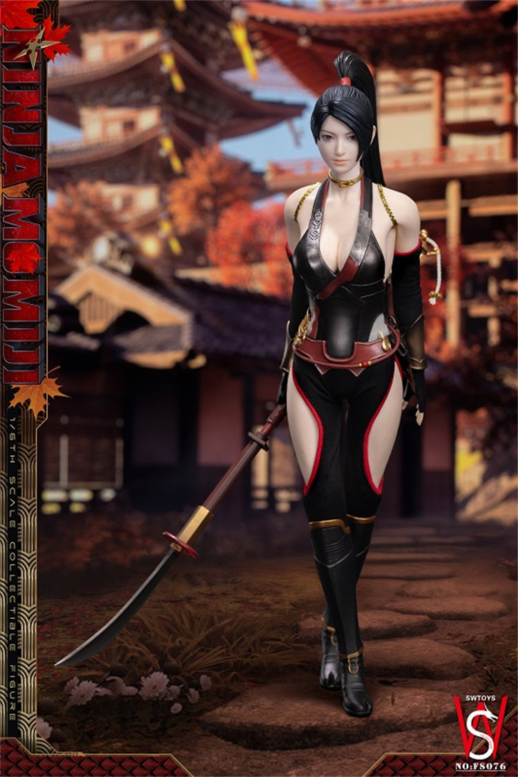 SWToys - 1:6 Ninja Momiji Black Version Action Figure - inshobby.com