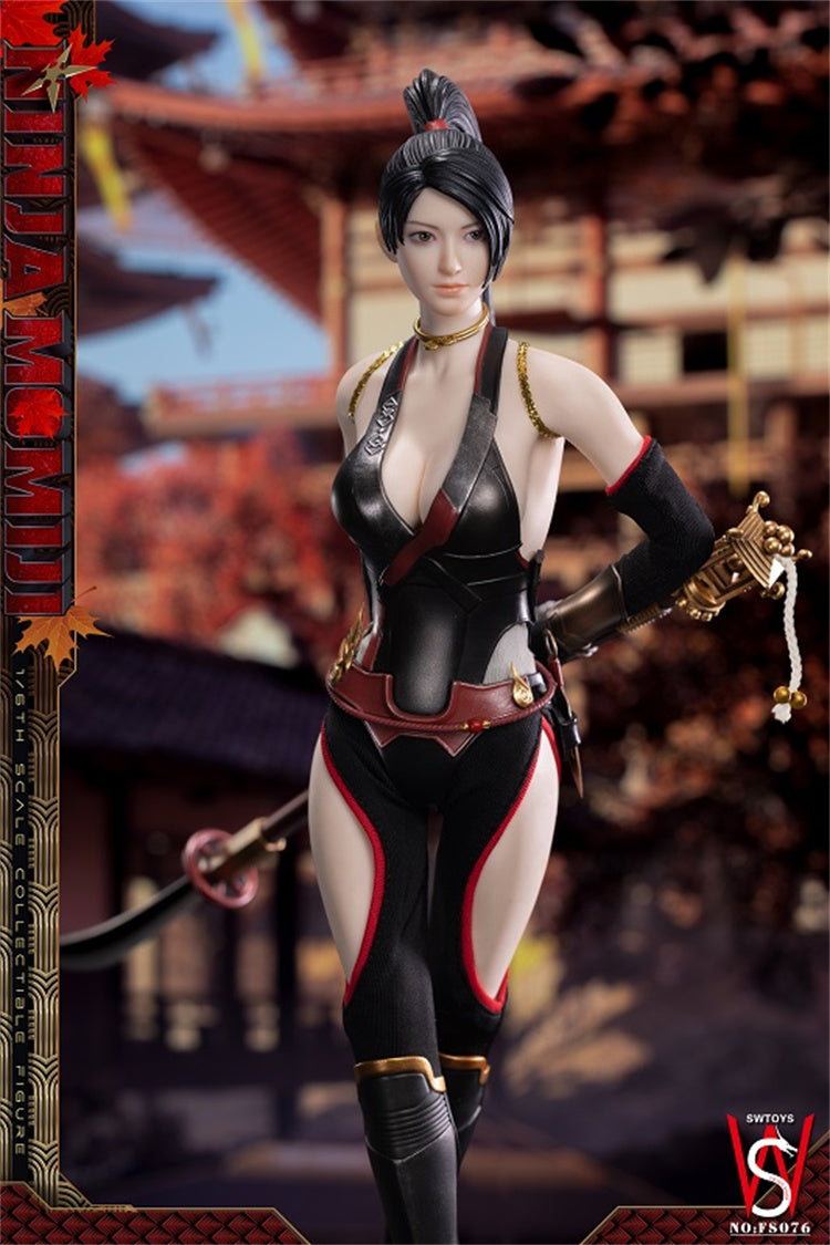 SWToys - 1:6 Ninja Momiji Black Version Action Figure - inshobby.com