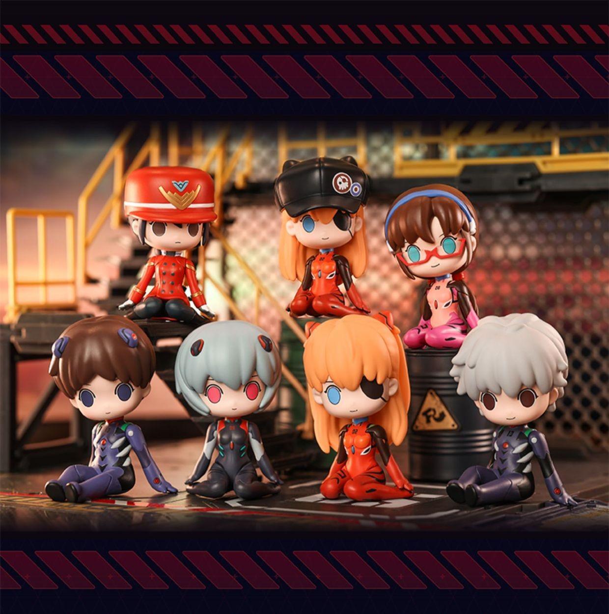 Top Toy - Evangelion EVA Sitting in a Row Mini Figure - inshobby.com