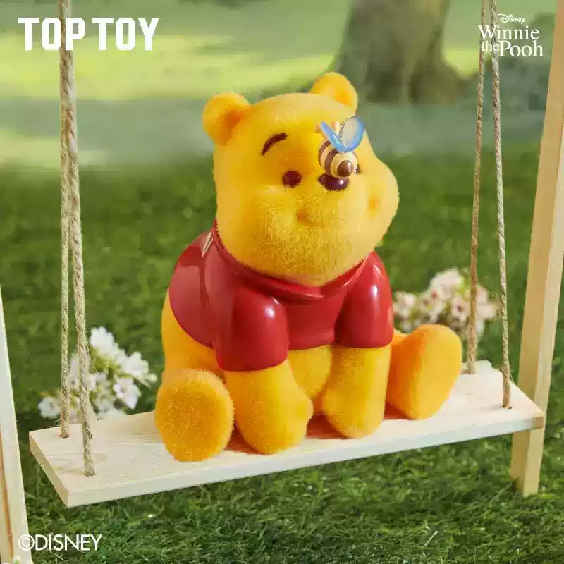 Winnie the Pooh Happy Everyday Flocking Mini Figure