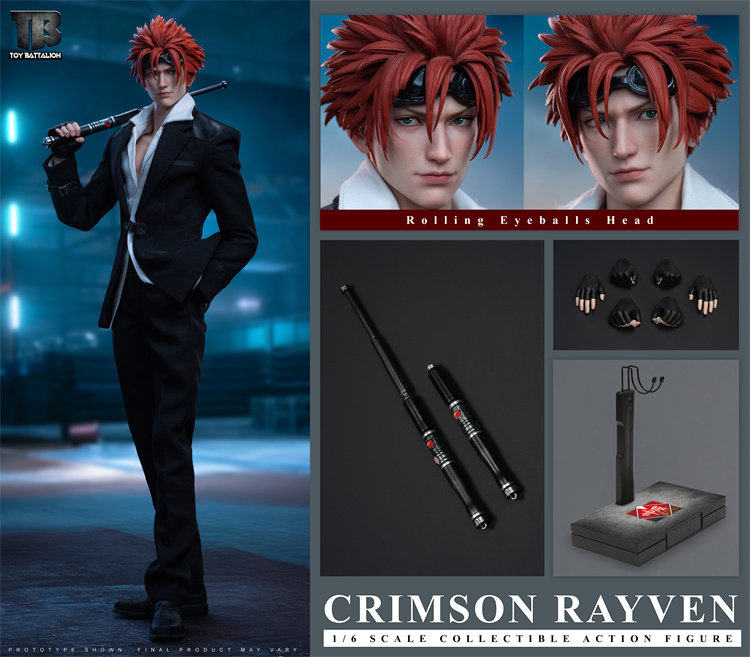 Toys Battalion - 1:6 Crimson Rayven Action Figure - inshobby.com