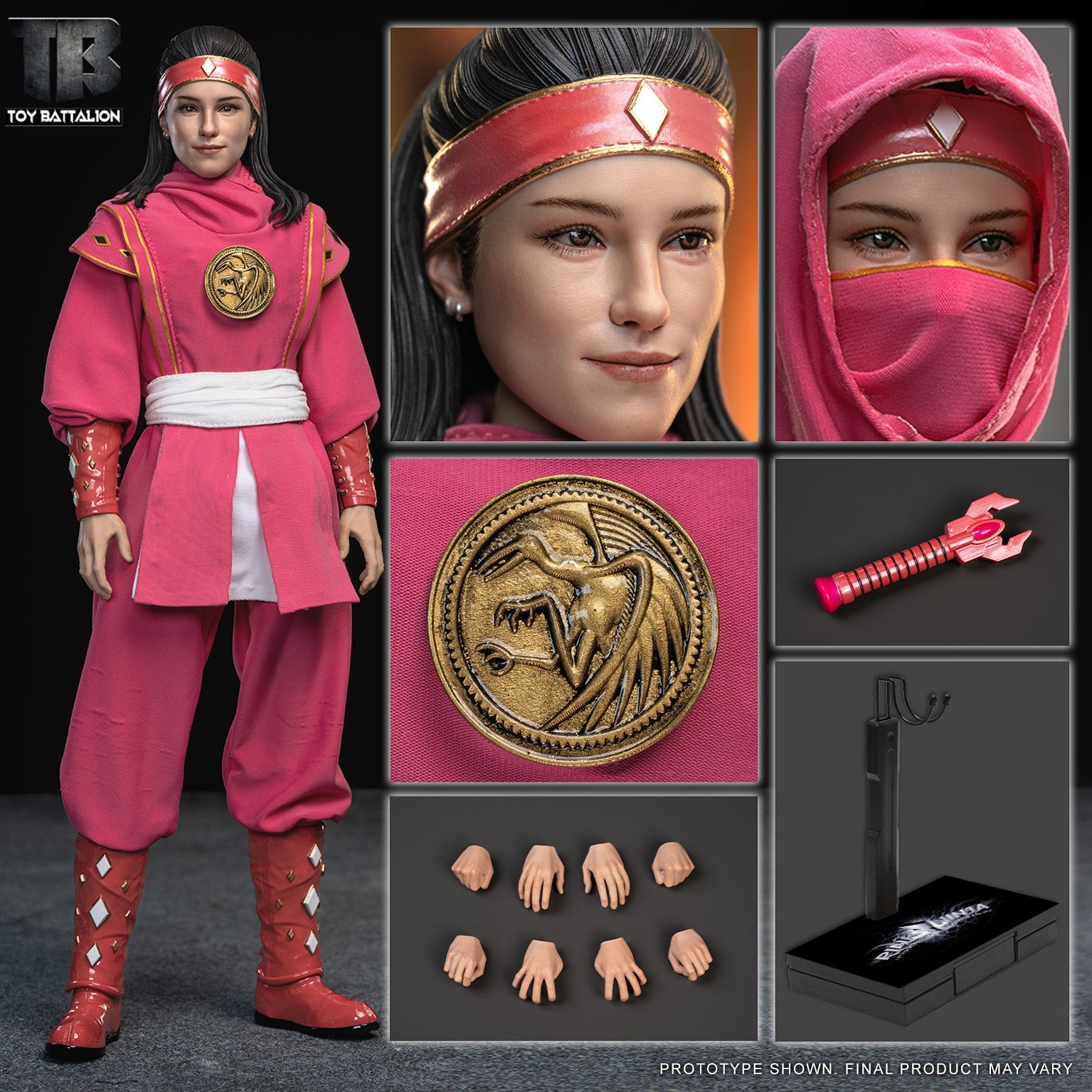 Toys Battalion - 1:6 Pink Ninja Action Figure - inshobby.com