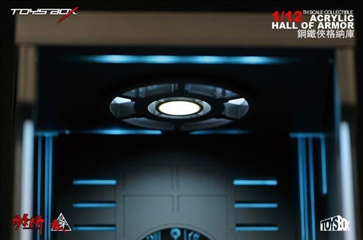 Toys Box - 1:12 Iron Man Acrylic Hall of Armor Display Box - inshobby.com