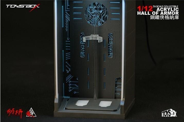 Toys Box - 1:12 Iron Man Acrylic Hall of Armor Display Box - inshobby.com