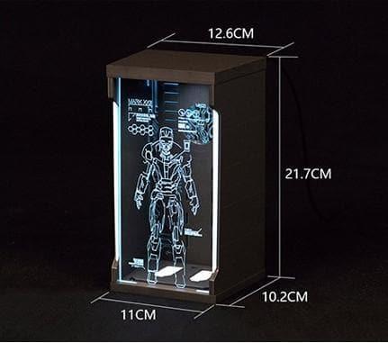 Toys Box - 1:12 Iron Man Acrylic Hall of Armor Display Box - inshobby.com