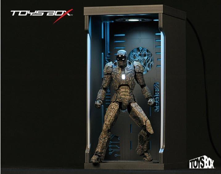 Toys Box - 1:12 Iron Man Acrylic Hall of Armor Display Box - inshobby.com
