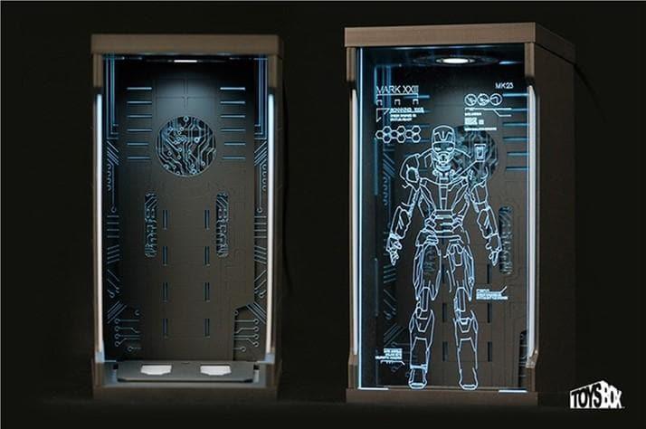 Toys Box - 1:12 Iron Man Acrylic Hall of Armor Display Box - inshobby.com