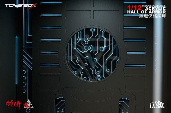 Toys Box - 1:12 Iron Man Acrylic Hall of Armor Display Box - inshobby.com