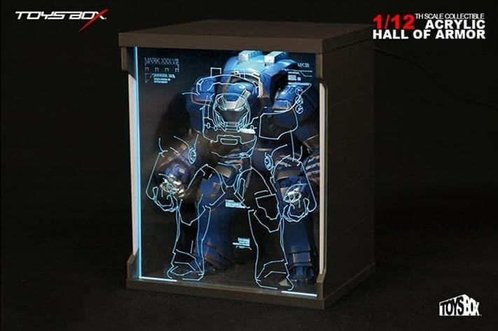 Toys Box - 1:12 Iron Man Igor MK38 Acrylic Hall of Armor Display Box