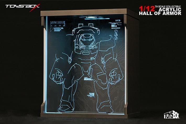 Toys Box - 1:12 Iron Man Igor MK38 Acrylic Hall of Armor Display Box