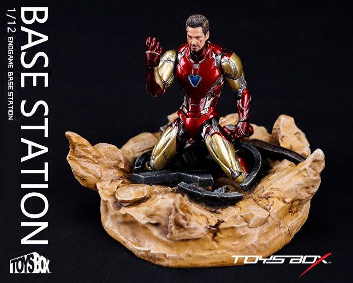 Toys Box - 1:12 Iron Man Mk85 Battle Scene Display Stage - inshobby.com