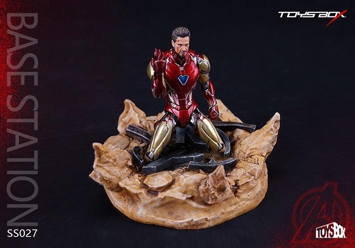 Toys Box - 1:12 Iron Man Mk85 Battle Scene Display Stage - inshobby.com