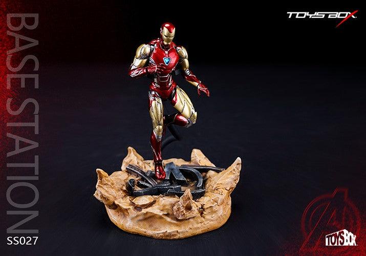 Toys Box - 1:12 Iron Man Mk85 Battle Scene Display Stage - inshobby.com