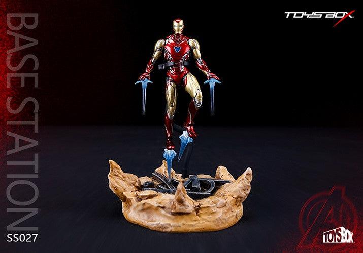 Toys Box - 1:12 Iron Man Mk85 Battle Scene Display Stage - inshobby.com