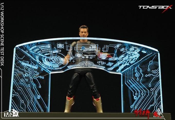 Toys Box - 1:12 Iron Man Workshop Scene Test Desk