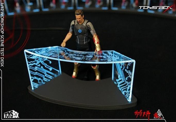 Toys Box - 1:12 Iron Man Workshop Scene Test Desk