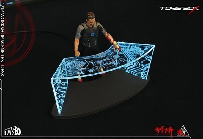 Toys Box - 1:12 Iron Man Workshop Scene Test Desk