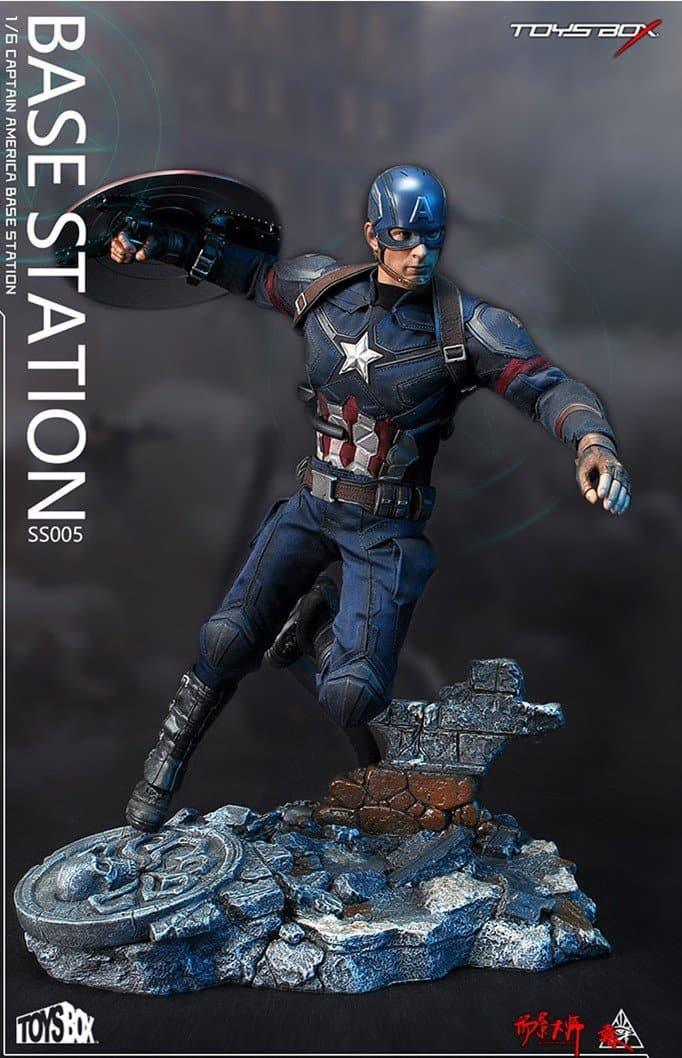 Toys Box - 1:6 Captain America Display Scene Base Station
