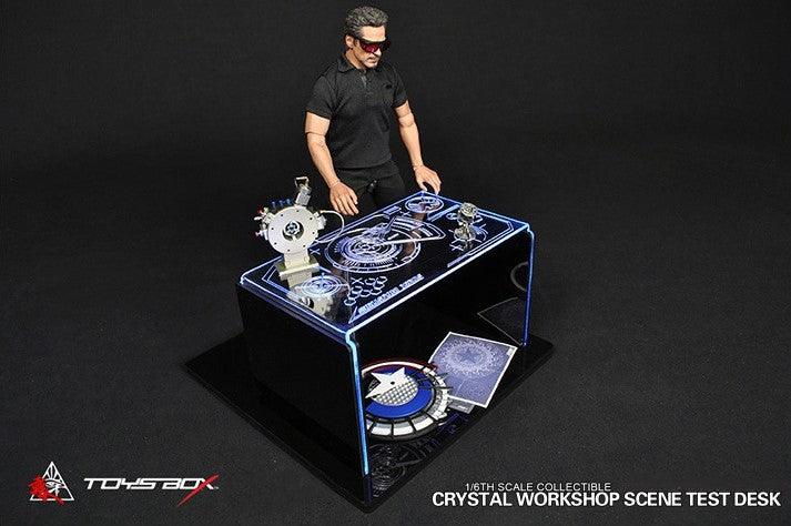 Toys Box - 1:6 Crystal Workshop Scene Test Desk