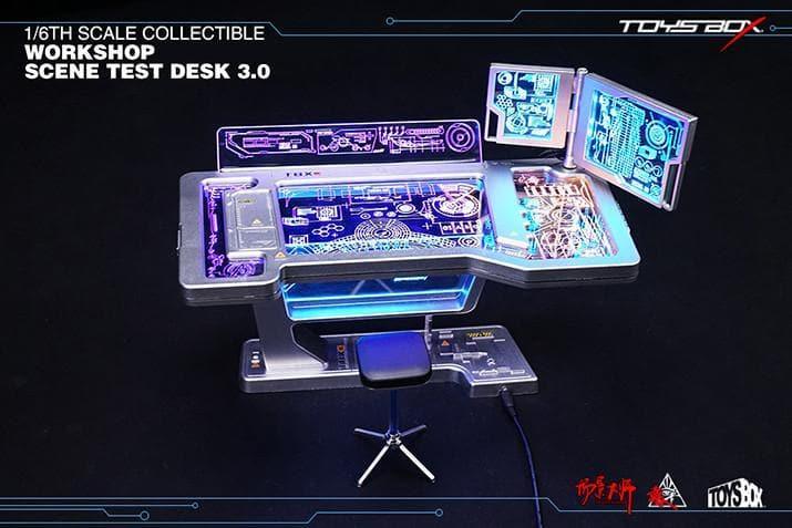 Toys Box - 1:6 Iron Man Workshop Scene Test Desk 3.0