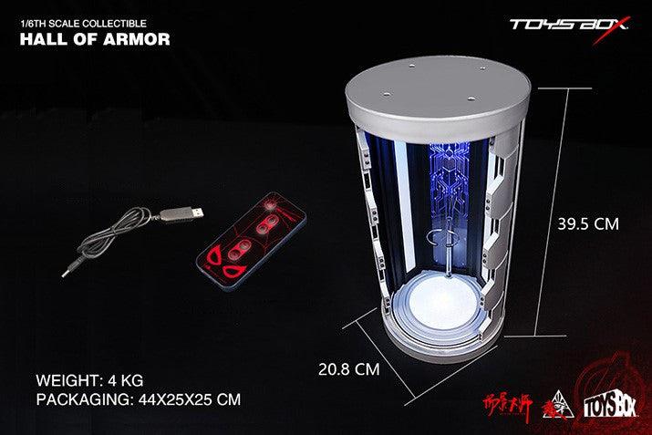 Toys Box - 1:6 Spiderman Automatic Door Hall of Armor Display Box - inshobby.com