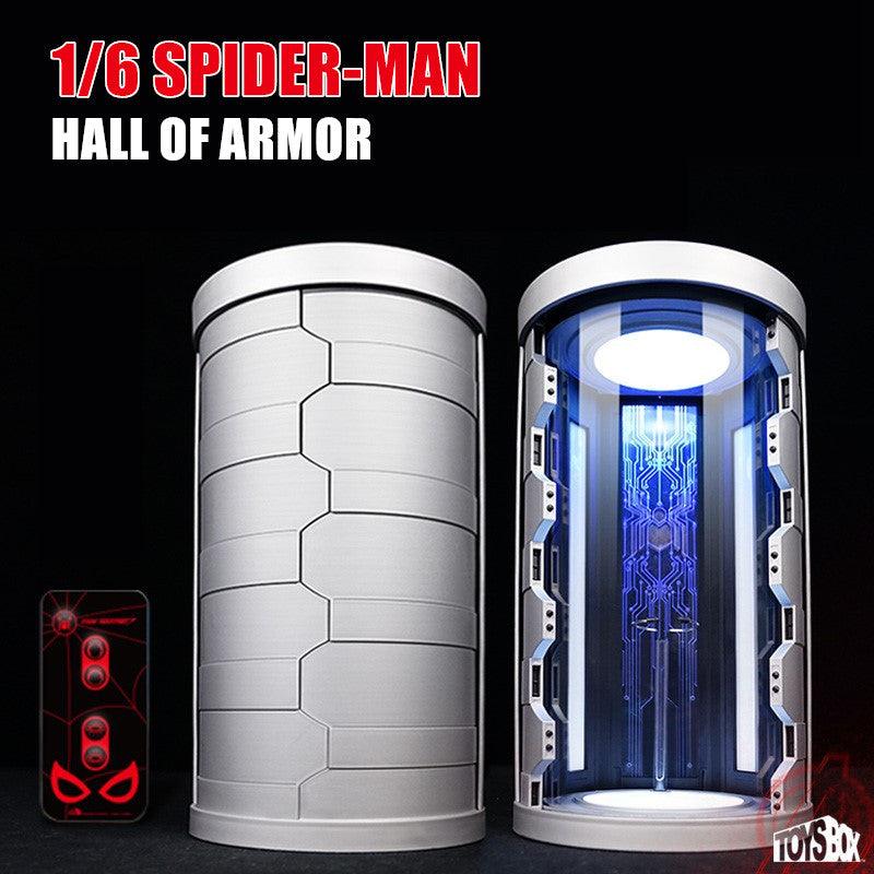 Toys Box - 1:6 Spiderman Automatic Door Hall of Armor Display Box - inshobby.com