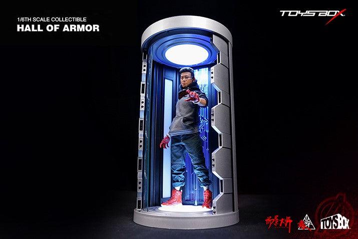 Toys Box - 1:6 Spiderman Automatic Door Hall of Armor Display Box - inshobby.com