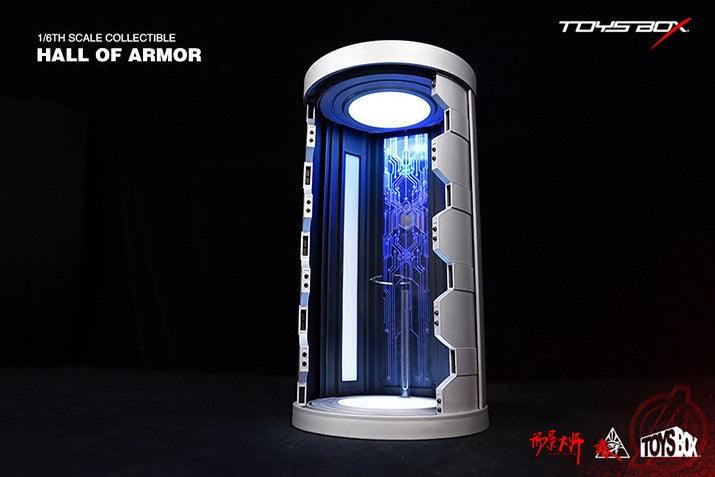 Toys Box - 1:6 Spiderman Automatic Door Hall of Armor Display Box - inshobby.com