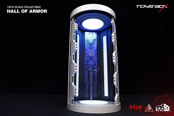 Toys Box - 1:6 Spiderman Automatic Door Hall of Armor Display Box - inshobby.com