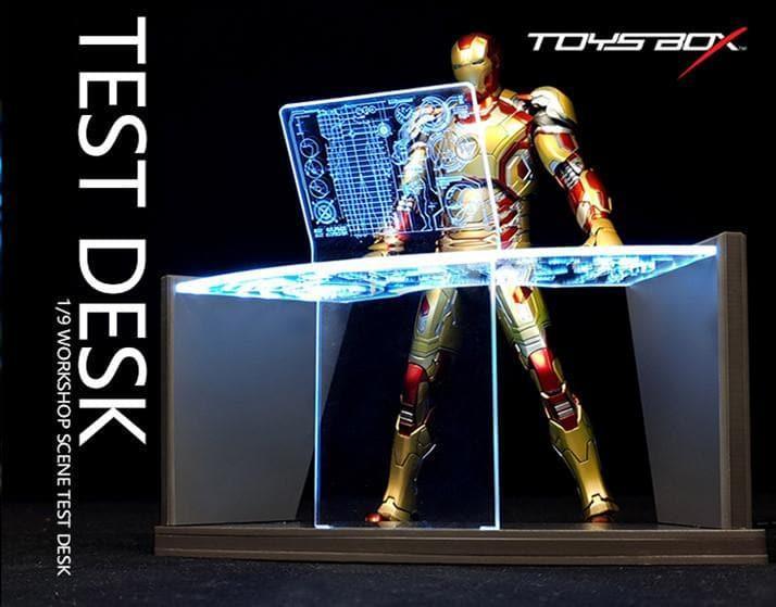 Toys Box - 1:9 Iron Man Workshop Scene Test Desk