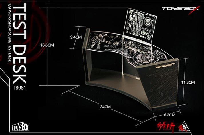 Toys Box - 1:9 Iron Man Workshop Scene Test Desk