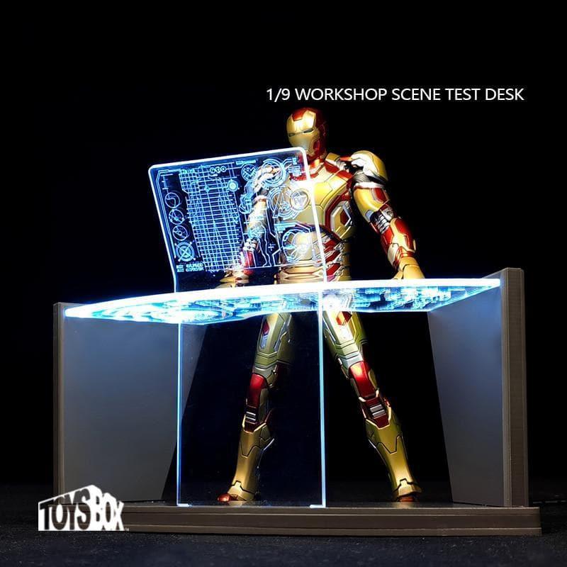 Toys Box - 1:9 Iron Man Workshop Scene Test Desk