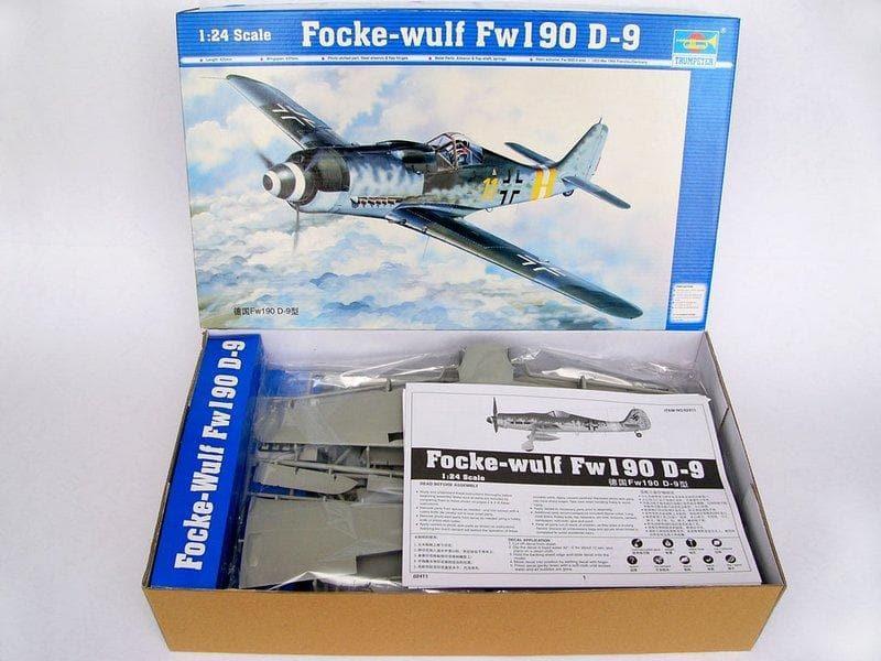 Trumpeter - 1:24 Focke-wulf Fw190 D-9 Fighter Assembly Kit