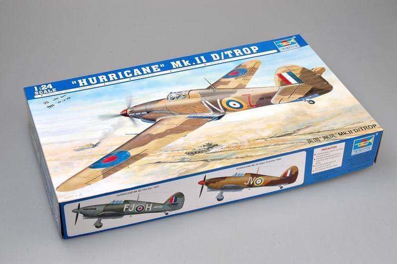 Trumpeter - 1:24 Hawker Hurricane MkII D/Trop Fighter Assembly Kit