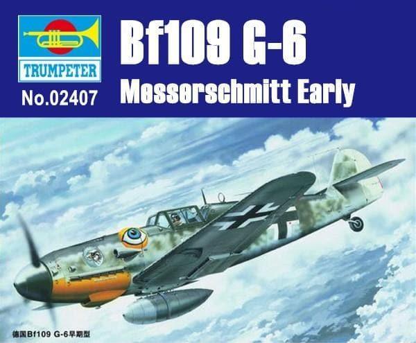 Trumpeter - 1:24 Messerschmitt Bf109 G-6 Early Version Fighter Assembly Kit