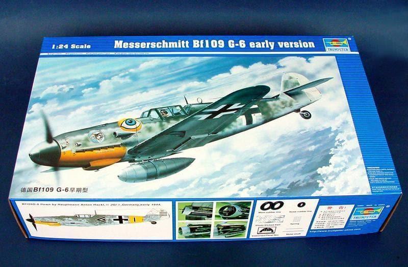 1:24 Messerschmitt Bf109 G-6 Early Version Fighter Assembly Kit