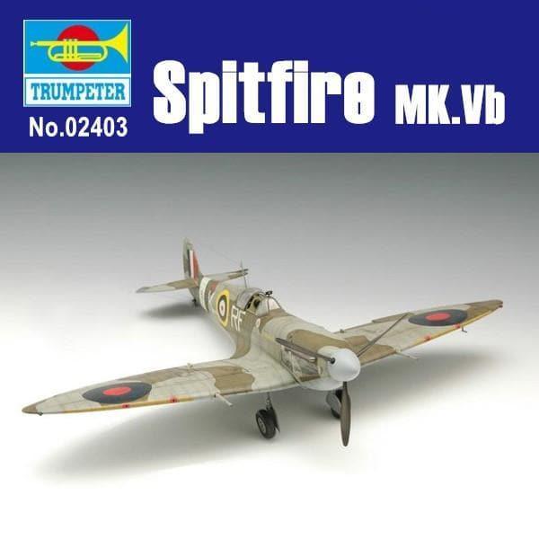 Trumpeter - 1:24 Supermarine Spitfire MK.Vb Fighter Assembly Kit