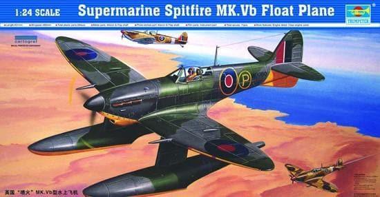 Trumpeter - 1:24 Supermarine Spitfire MK.Vb Float Plane Fighter Assembly Kit