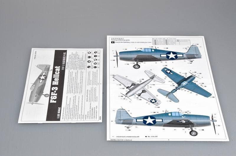 Trumpeter - 1:32 F6F-3 Hellcat Fighter Assembly Kit