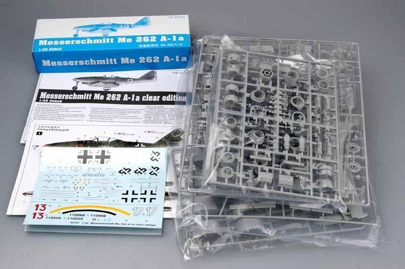 Trumpeter - 1:32 Messerchmitt Me262 A-1a Clear Edition Fighter Assembly Kit
