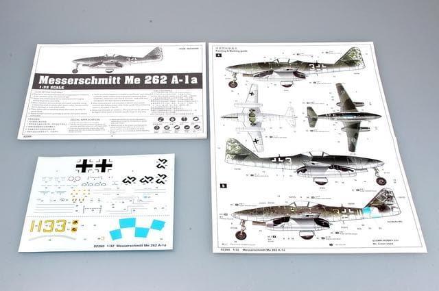 Trumpeter - 1:32 Messerchmitt Me262 A-1a Heavy Armament Fighter Assembly Kit