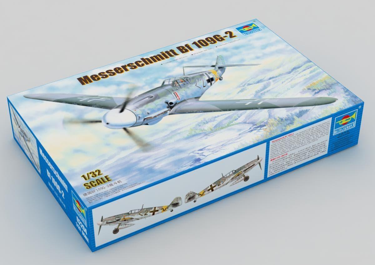 Trumpeter - 1:32 Messerschmitt Bf 109G-2 Fighter Assembly Kit - inshobby.com