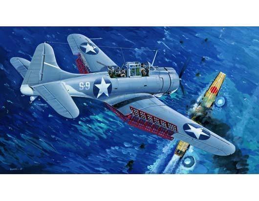 Trumpeter - 1:32 SBD-3 Dauntless Midway Fighter Assembly Kit