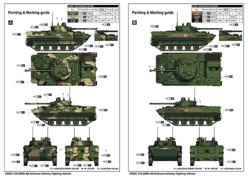 Trumpeter - 1:35 BMD-4M Airborne Infantry Fighting Vehicle Assembly Kit