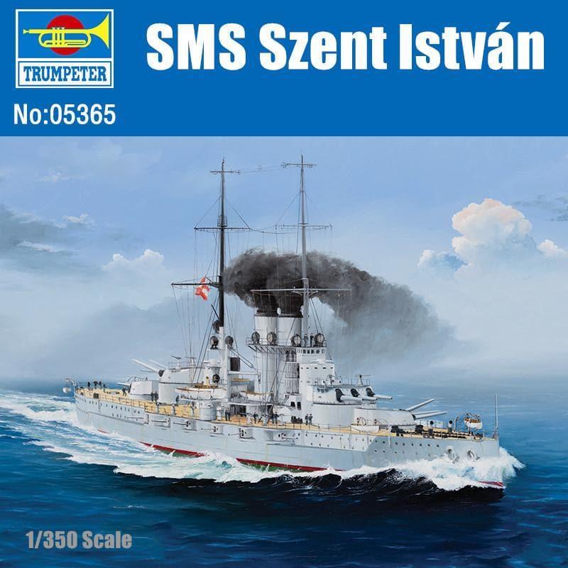 Trumpeter - 1:350 SMS Szent Istvan Dreadnought Battleship Assembly Kit
