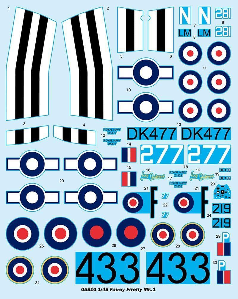 Trumpeter - 1:48 Fairey Firefly Mk.1 Fighter Assembly Kit - inshobby.com